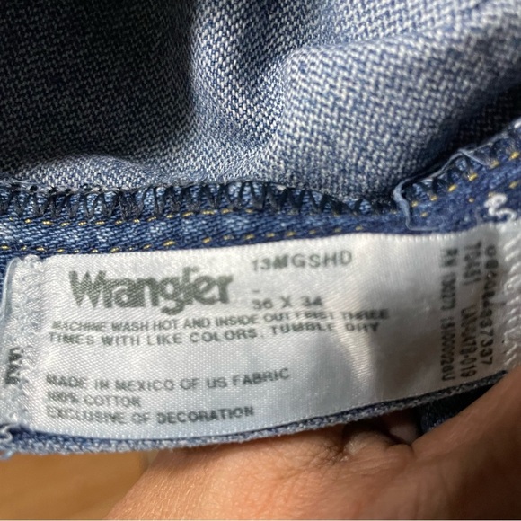 Wrangler George Strait‎ Cowboy Cut Collection Western Strached Denim Jeans 36 32 - Picture 5 of 5